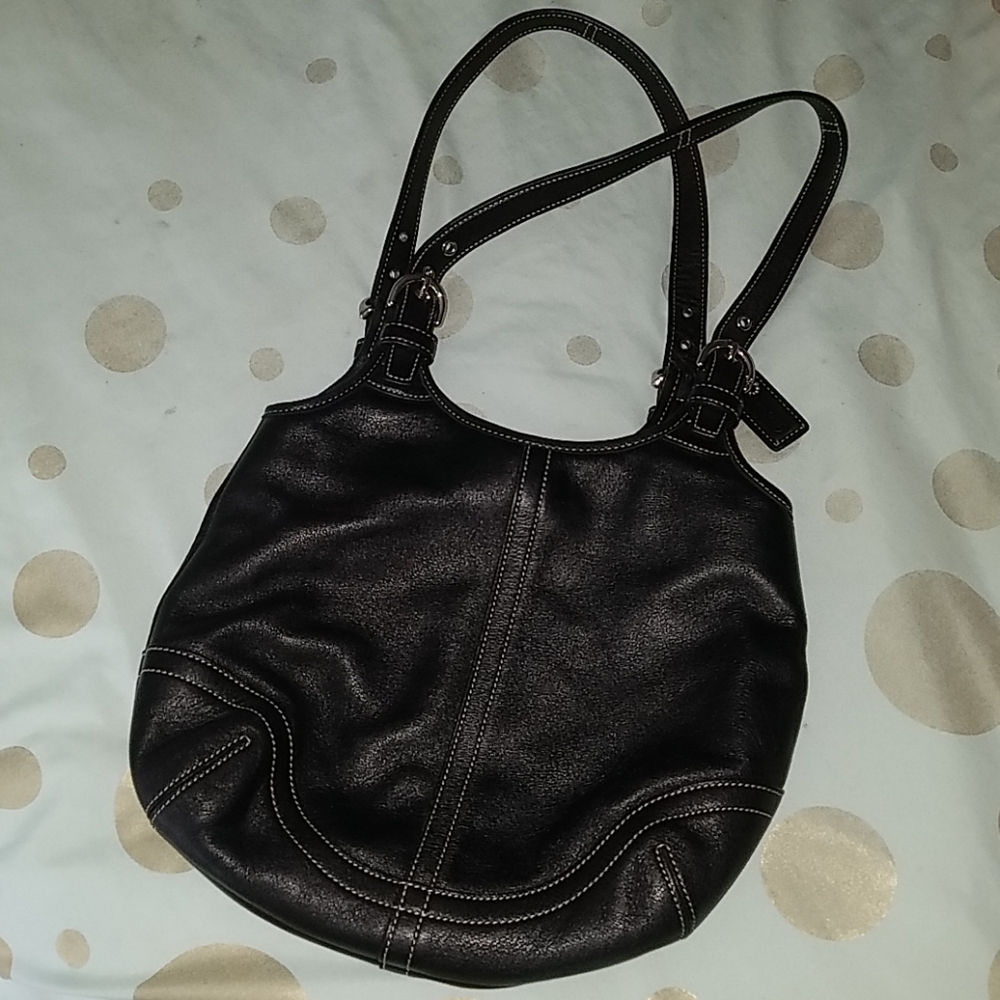 Coach bag dark brown